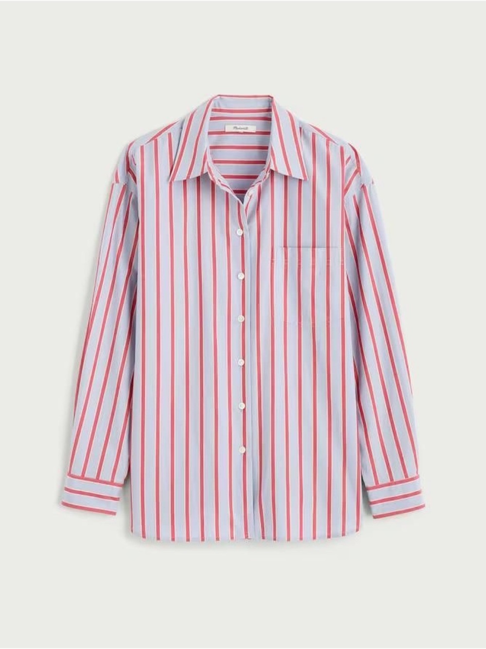 Madewell Easy Shirt in Tranquil Blue